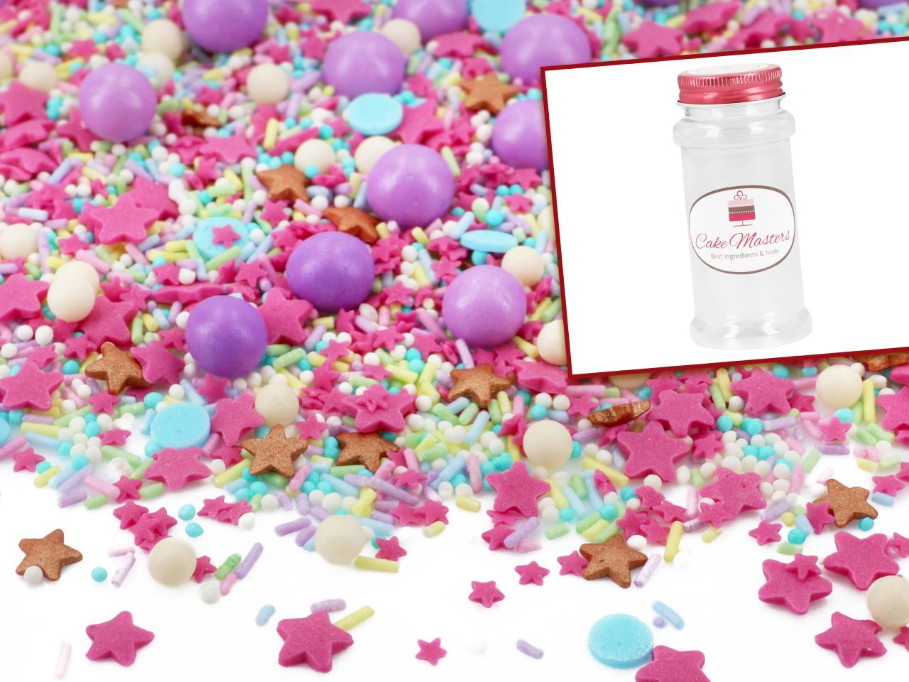 Sprinkles Friends Forever 80g mit Vorratsdose Sprinkles Friends Forever 80g mit Vorratsdose von Cake-Masters Basics