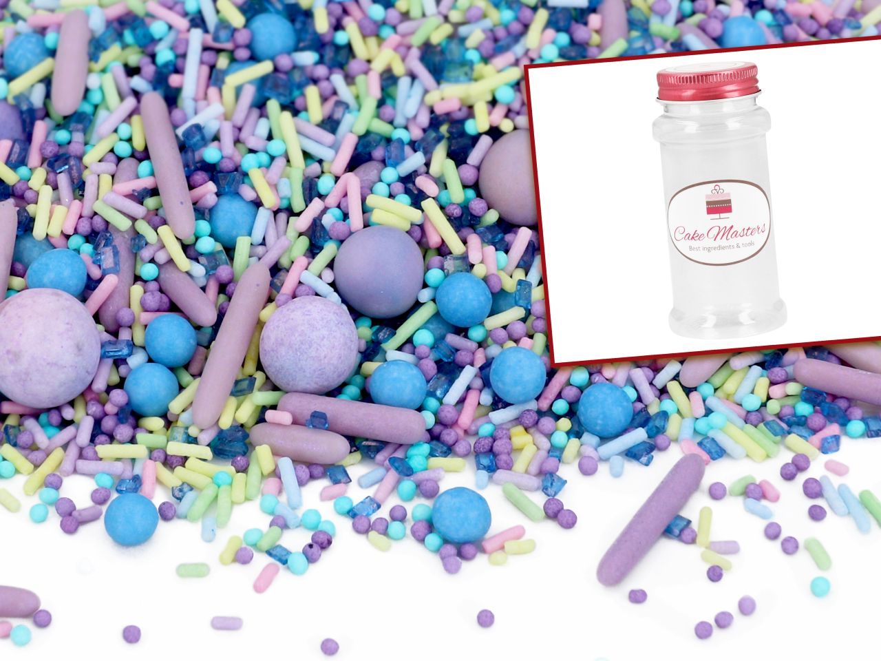 Sprinkles Mermaid Love 80g mit Vorratsdose Sprinkles Mermaid Love 80g mit Vorratsdose von Cake-Masters Basics