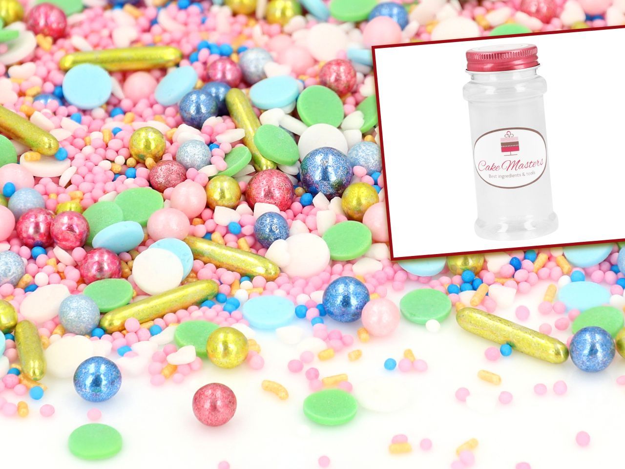 Sprinkles Sweet Surprise 80g mit Vorratsdose von Cake-Masters Basics