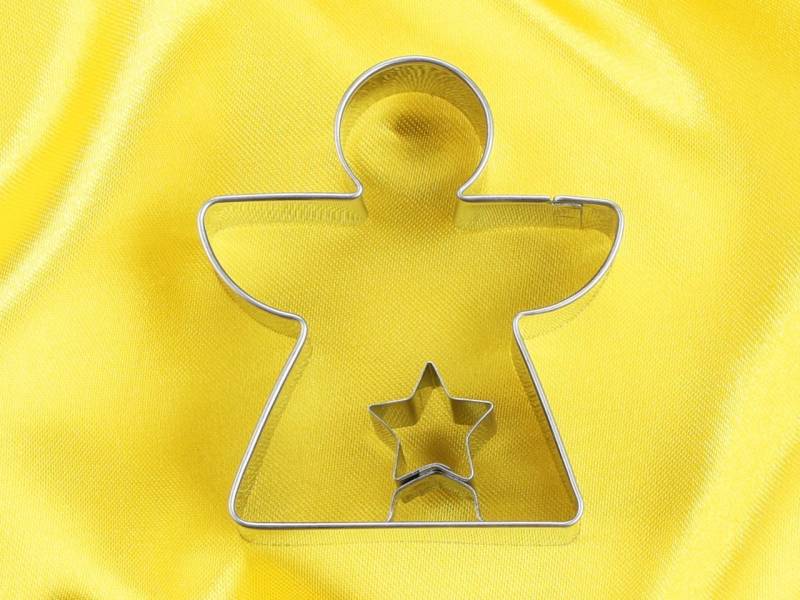 Ausstecher Engel mit Stern 6cm von Cake-Masters