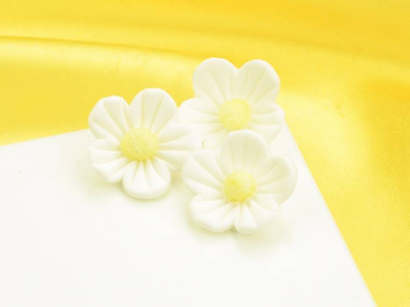 Blumen 25mm weiß Zucker 16 Stück von Cake-Masters