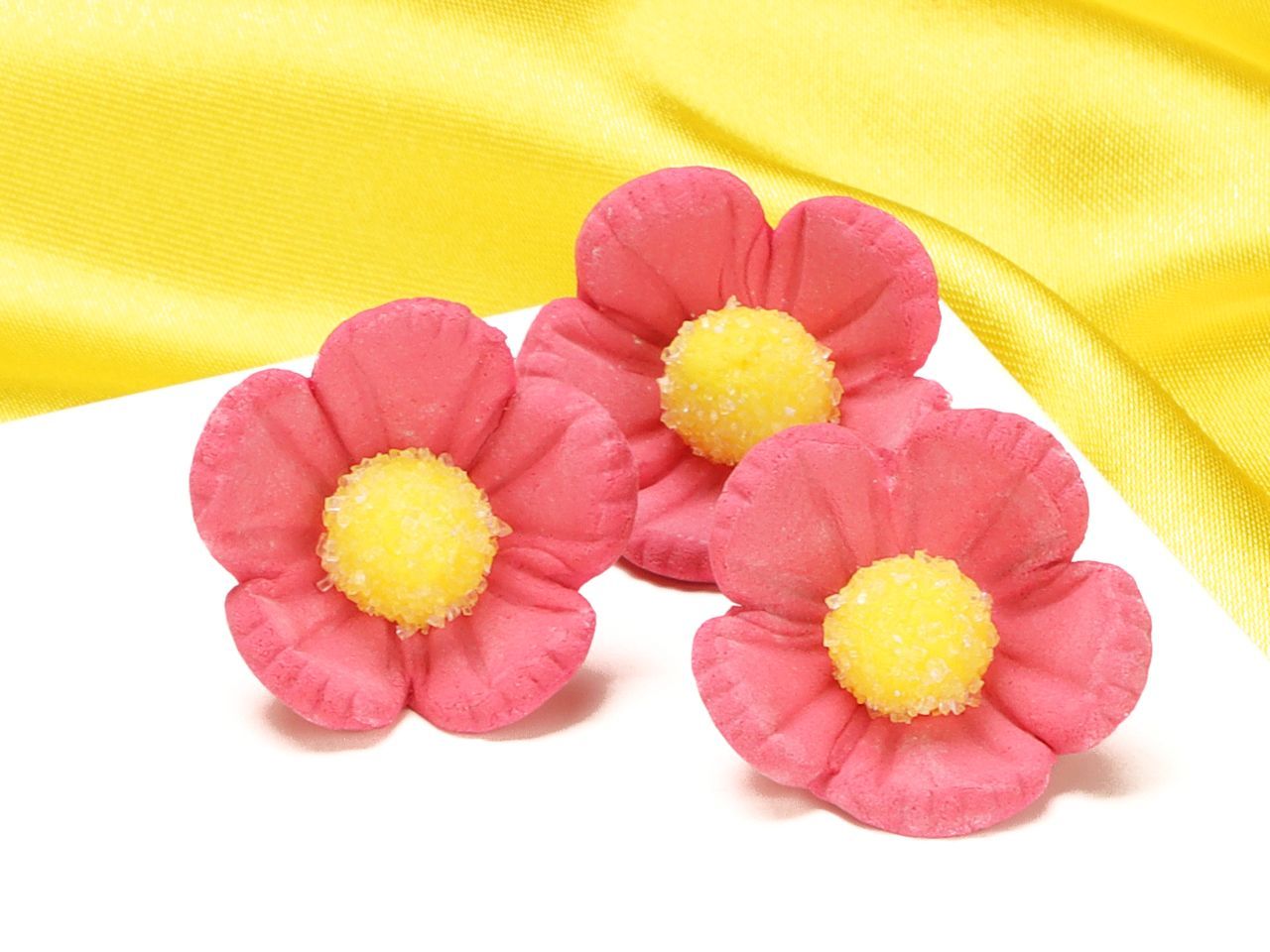 Blumen 30mm rosa Zucker 16 Stück von Cake-Masters