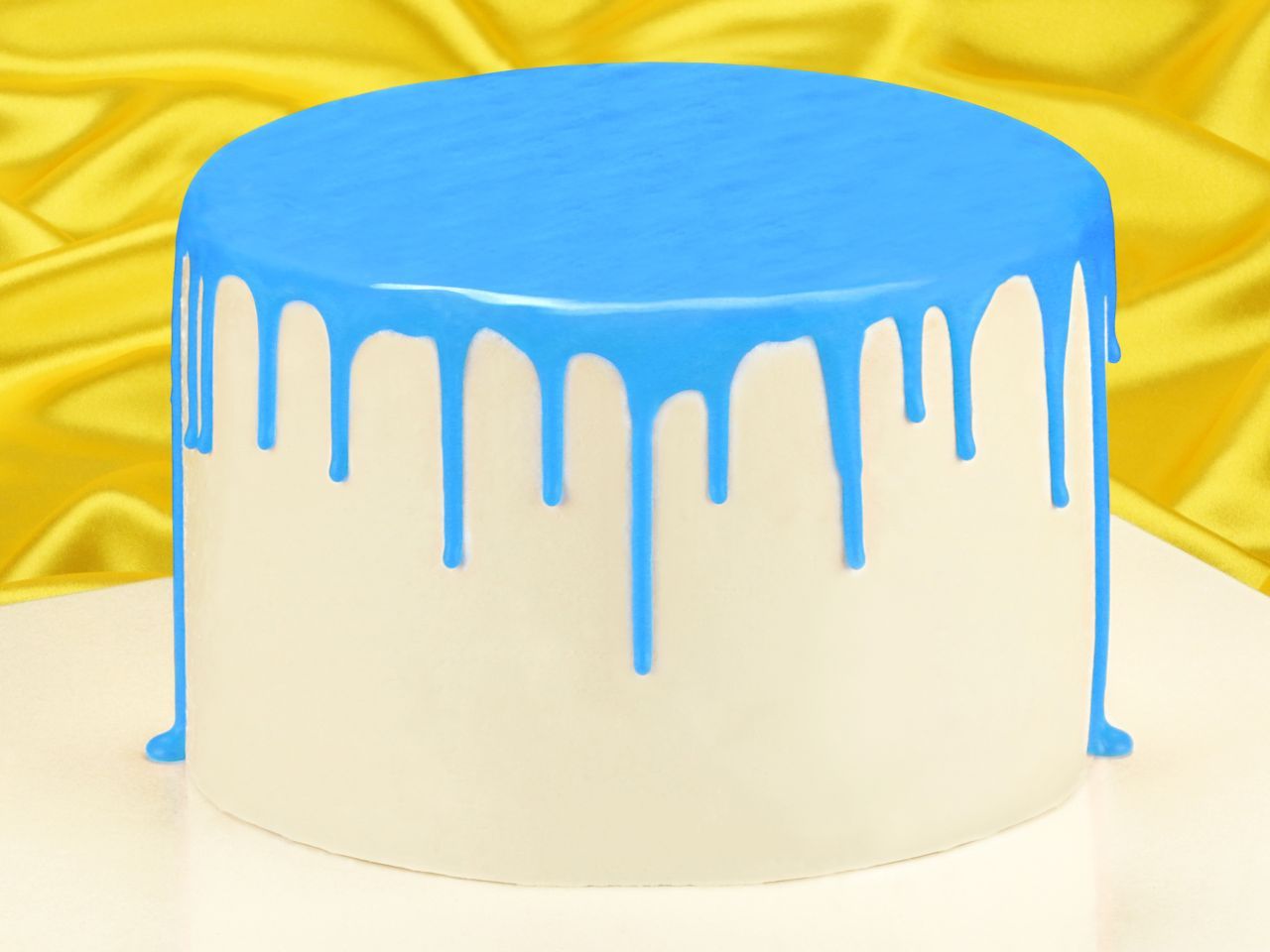 Cake Drip Glasur Azure Blue 250g von Cake-Masters