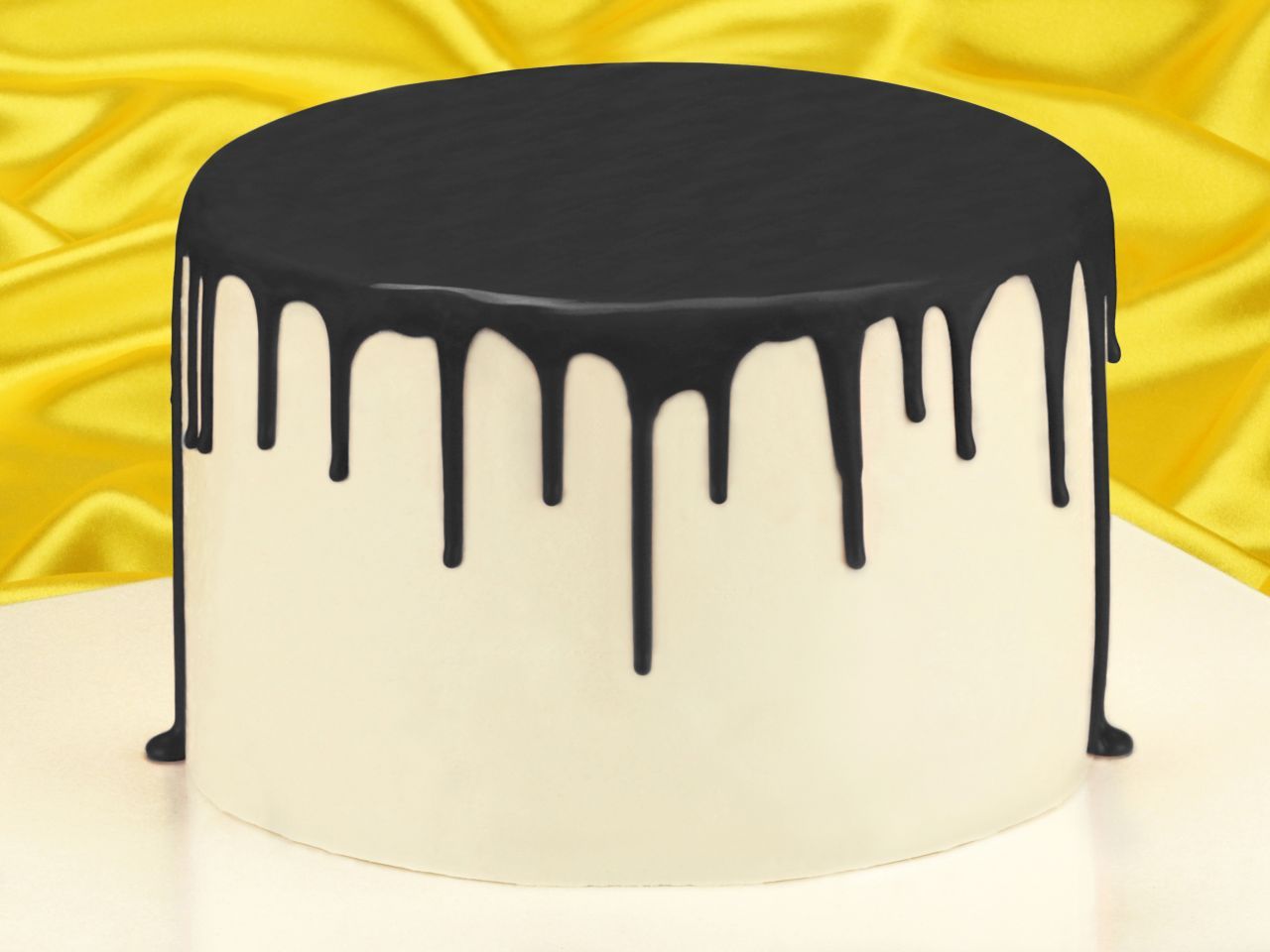 Cake Drip Glasur Graphite Black 250g von Cake-Masters