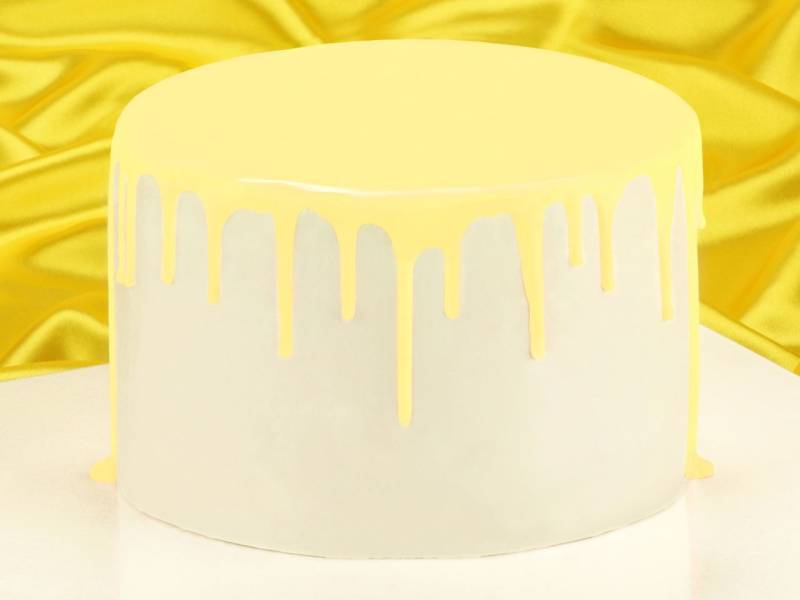 Cake Drip Glasur Pastel Yellow 250g von Cake-Masters