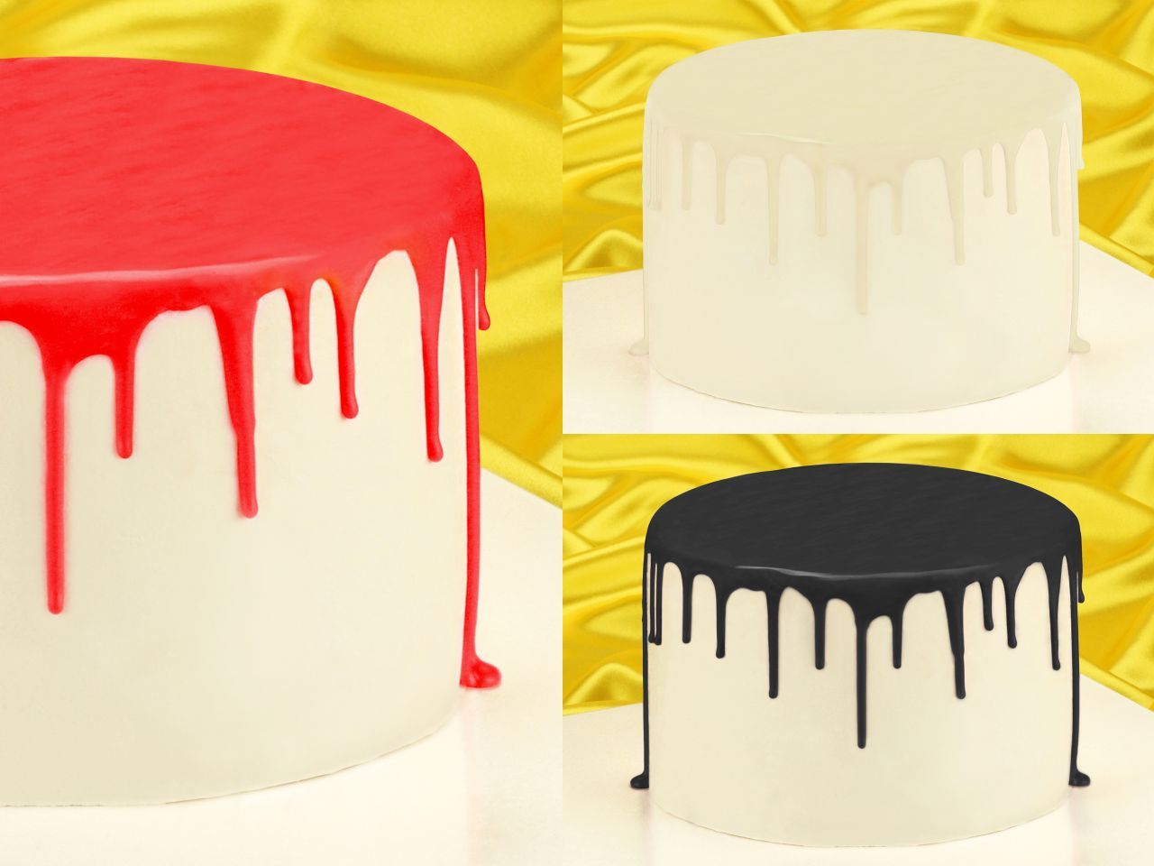 Cake Drip Glasur Rockabilly-Set 3er von Cake-Masters