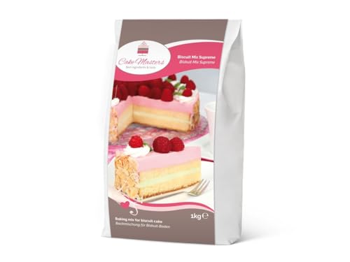 Cake-Masters Backmischung Biskuit Mix Supreme 1kg | Einfach zu verwenden | sehr schöner und leichter Biskuitteig für Tortenboden, Kuchen in Profiqualität Cake-Masters Backmischung Biskuit Mix Supreme 1kg | Einfach zu verwenden | sehr schöner und leichter Biskuitteig für Tortenboden, Kuchen in Profiqualität von Cake Masters