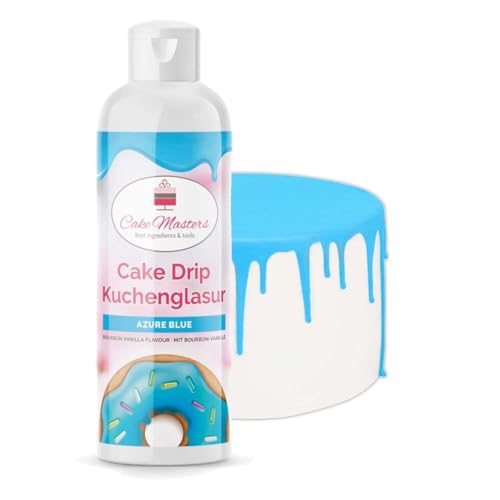 Cake-Masters Cake Drip Azure Blue 250g | Azure Blau | Einfach anzuwenden, lecker Vanille Geschmack | perfekt für Glasuren von Tropfkuchen, Cupcakes, Kekse | wiederverschließbare Qutschflasche Cake-Masters Cake Drip Azure Blue 250g | Azure Blau | Einfach anzuwenden, lecker Vanille Geschmack | perfekt für Glasuren von Tropfkuchen, Cupcakes, Kekse | wiederverschließbare Qutschflasche von Cake Masters