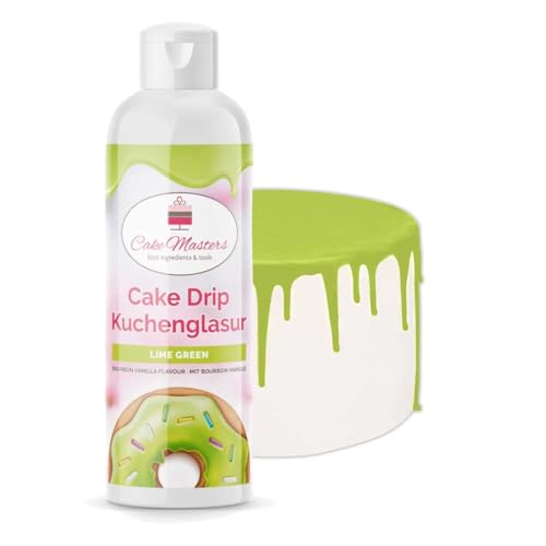 Cake-Masters Cake Drip Lime Green 250g | Limette Grün | Einfach anzuwenden, lecker Vanille Geschmack | perfekt für Glasuren von Tropfkuchen, Cupcakes, Kekse | wiederverschließbare Qutschflasche Cake-Masters Cake Drip Lime Green 250g | Limette Grün | Einfach anzuwenden, lecker Vanille Geschmack | perfekt für Glasuren von Tropfkuchen, Cupcakes, Kekse | wiederverschließbare Qutschflasche von Cake Masters