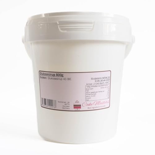 Cake-Masters Glukosesirup 800g | zum Backen, herstellen von Süßspeisen und Konfitüren Cake-Masters Glukosesirup 800g | zum Backen, herstellen von Süßspeisen und Konfitüren von Cake Masters