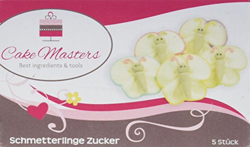 Schmetterlinge Zucker 5 Stück von Pati-Versand