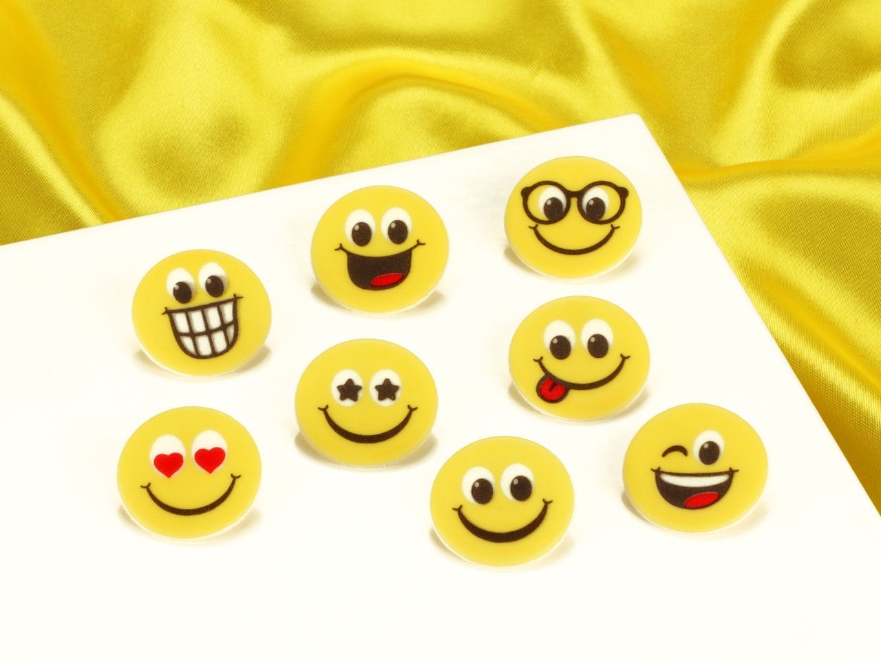 Dekoraufleger Happy Faces 10 Stück Dekoraufleger Happy Faces 10 Stück von Cake-Masters
