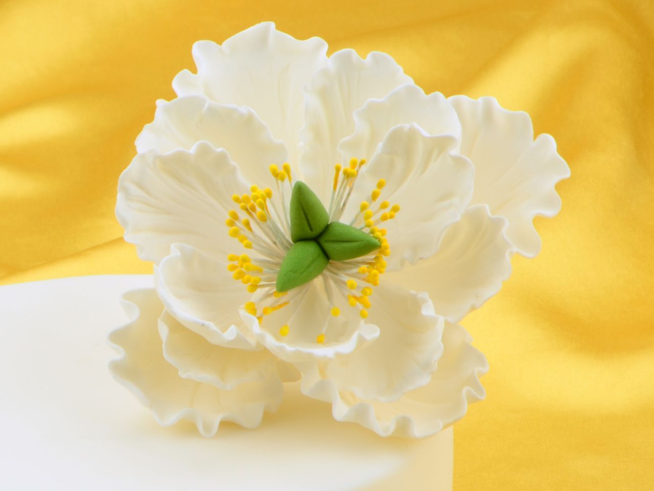 Feinzucker Blüte Peony white von Cake-Masters