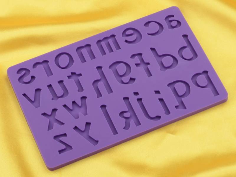 Flexform Buchstaben klein a-z von Cake-Masters