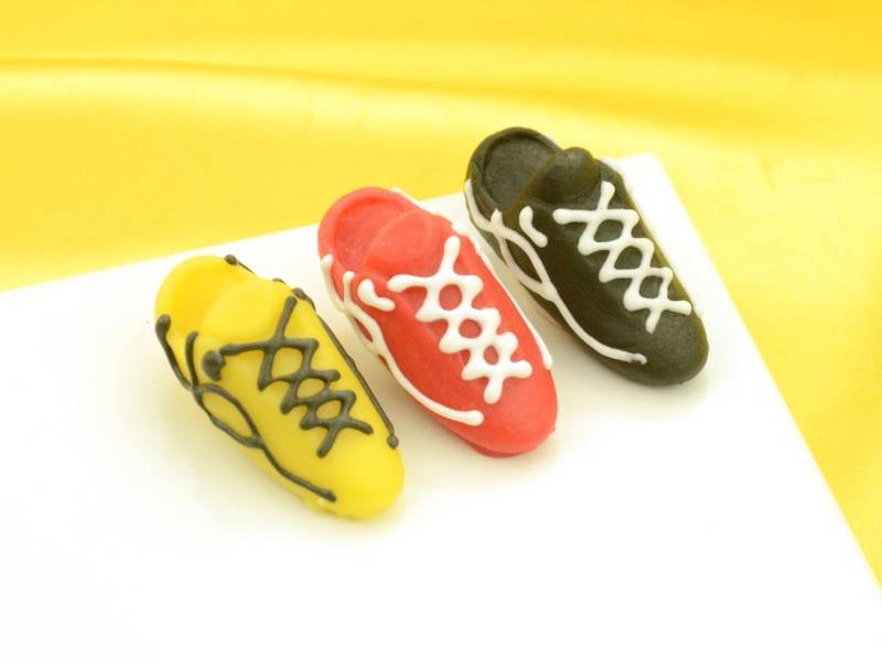 Fußballschuhe Zucker 4 Stück von Cake-Masters