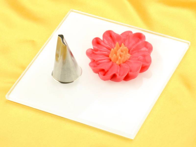Garniertülle Petals Wave klein von Cake-Masters