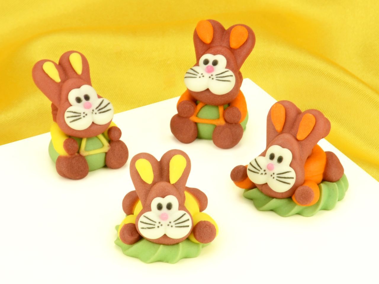 Osterhasen 3D Zucker 4 Stück Osterhasen 3D Zucker 4 Stück von Cake-Masters