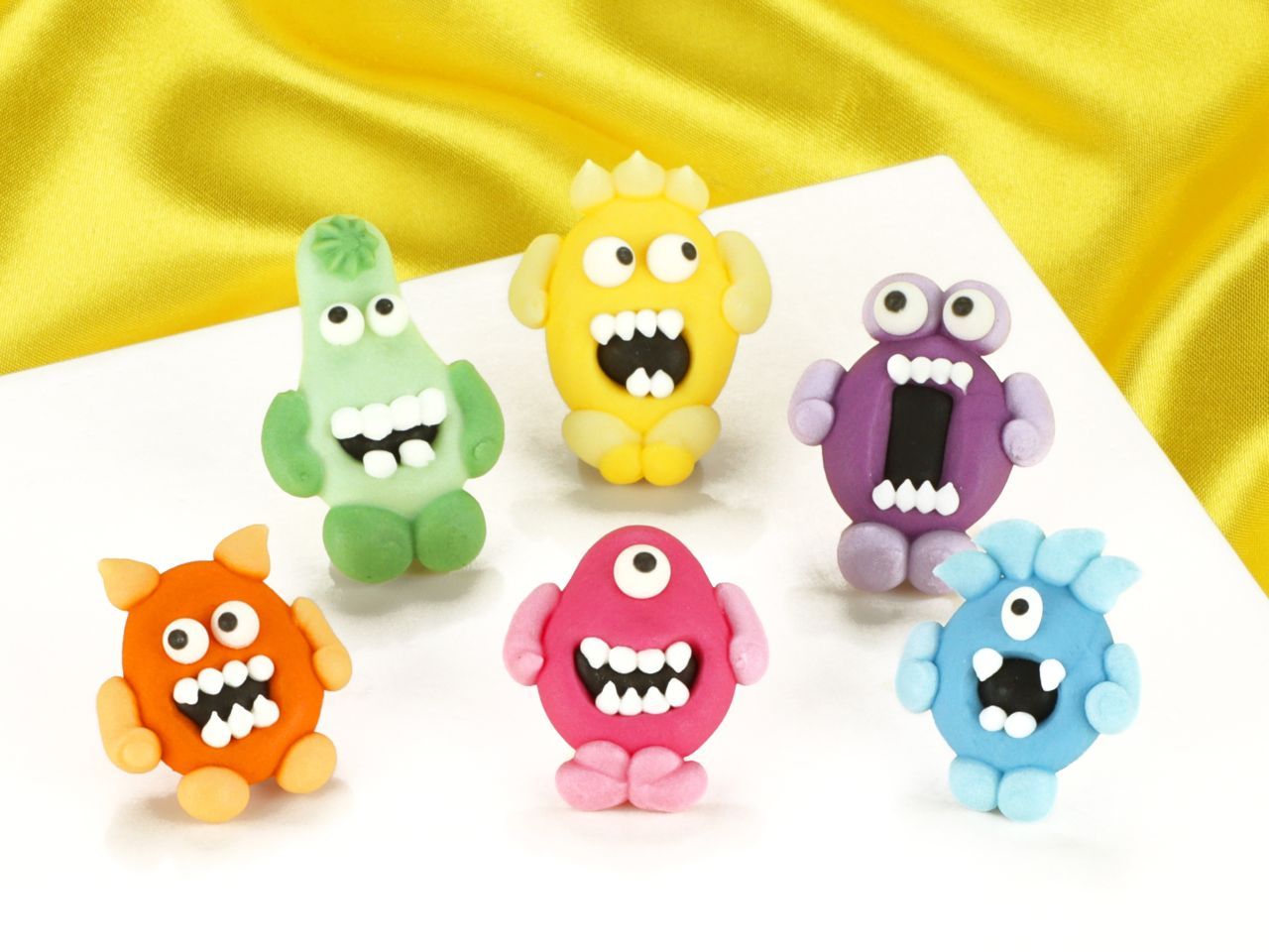 Monster flach Zucker 6 Stück von Cake-Masters