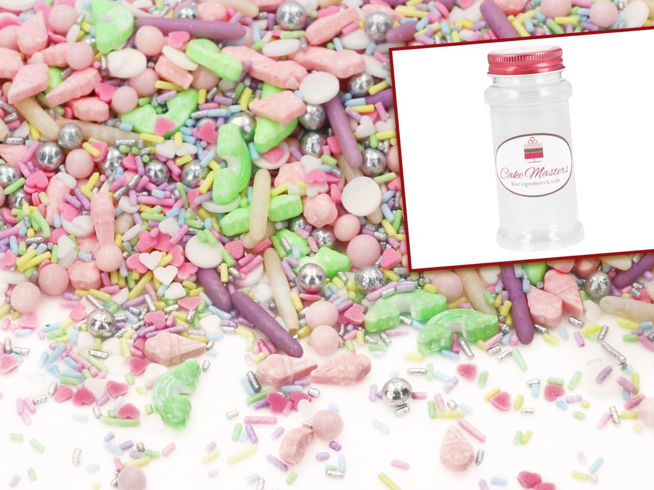 Sprinkles Ice Cream Fever 80g mit Vorratsdose von Cake-Masters