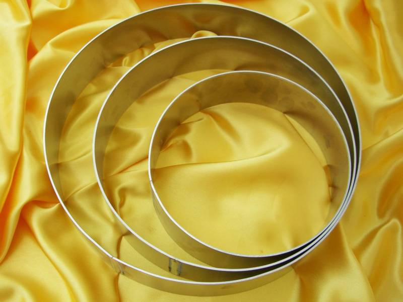 Tortenring Set 60mm 3er von Cake-Masters