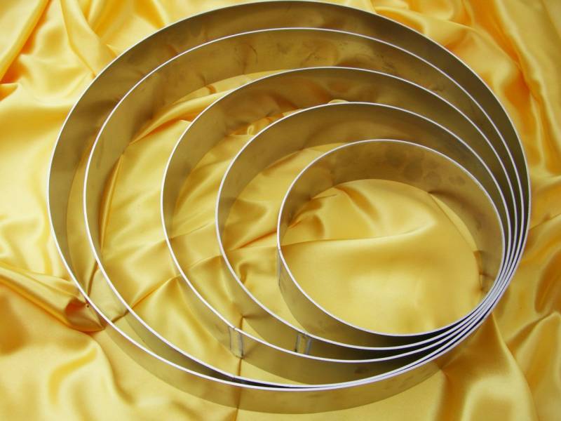 Tortenring Set 60mm 5er von Cake-Masters