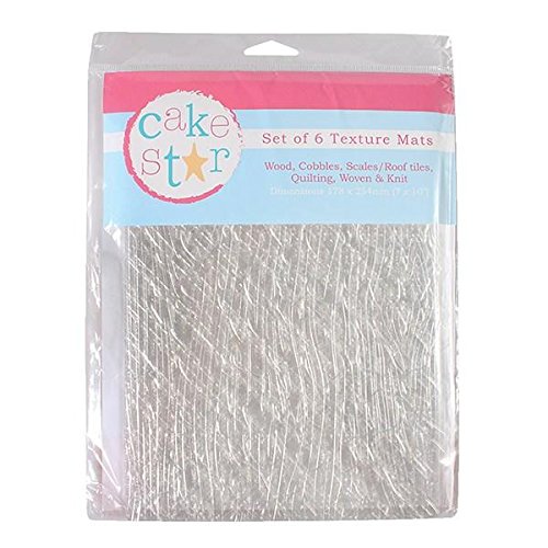 Cake Star Texture Mats - Fashion - 6 piece Cake Star Texture Mats - Fashion - 6 piece von Culpitt