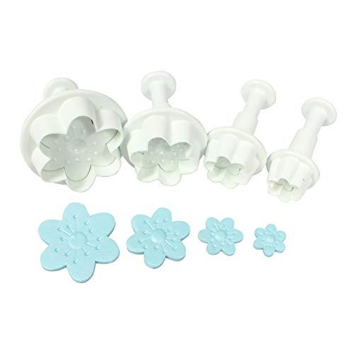 Cherry Blossom Plunger Cutter - 4 pieces - Cake Star von Culpitt