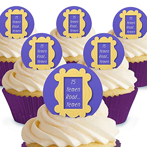 Cakeshop 15 Yemen Road Yemen Friends Essbare Kuchendekorationen – vorgeschnittene Premium-Qualität Cake Shop 12 x Pre-cut Premium Wafer Paper Toppers Cakeshop 15 Yemen Road Yemen Friends Essbare Kuchendekorationen – vorgeschnittene Premium-Qualität Cake Shop 12 x Pre-cut Premium Wafer Paper Toppers von Cakeshop