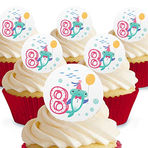 Cakeshop Kuchendekoration, Motiv: Hammerkopf unter dem Meer, essbar, vorgeschnitten, hochwertig, 8 Stück 12 x Pre-cut Premium Wafer Paper Toppers Cakeshop Kuchendekoration, Motiv: Hammerkopf unter dem Meer, essbar, vorgeschnitten, hochwertig, 8 Stück 12 x Pre-cut Premium Wafer Paper Toppers von Cakeshop