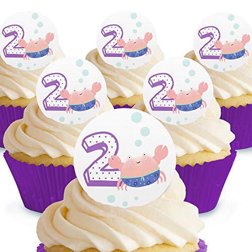 Cakeshop Kuchendekorationen unter dem Meer, essbar, vorgeschnitten, hochwertig, 2 Stück 12 x Pre-cut Premium Wafer Paper Toppers Cakeshop Kuchendekorationen unter dem Meer, essbar, vorgeschnitten, hochwertig, 2 Stück 12 x Pre-cut Premium Wafer Paper Toppers von Cakeshop