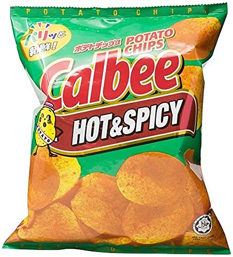 Calbee Potato Chips heiße & würzig - 55G von Calbee