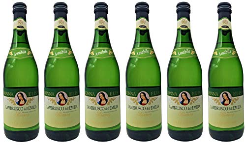 Lambrusco Weiss dolce Puglia Donna Elisa Caldirola IGT (6 X 0,75 L) - Vino Weisser Süßer 8% Vol. aus Italien von Caldirola