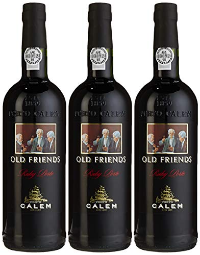 Cálem Old Friends, Ruby Port, Lieblich (3 x 0.75 l) von Porto Calem