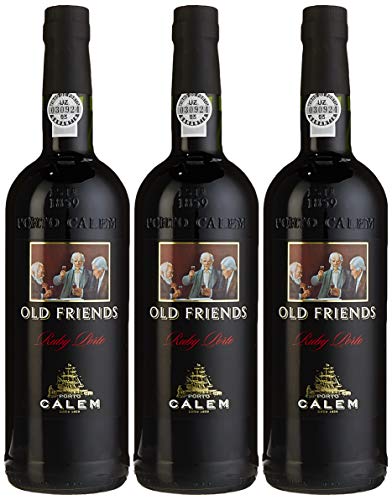 Cálem Old Friends, Ruby Port, Lieblich (3 x 0.75 l) von Cálem