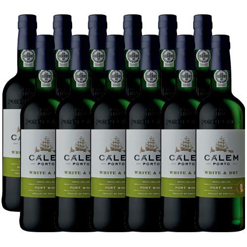 Portwein Calem White and Dry - Dessertwein - 12 Flaschen von Calem