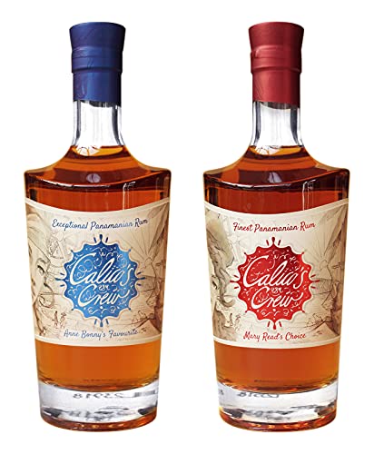 Calicos Crew Rum - Das Zweierset zum Sonderpreis mit Anne Bonnys Favourite | 700ml | 40% vol | 8 Jahre | und Mary Reads Choice | 700ml | 40% vol | 12 Jahre | von Calico's Crew