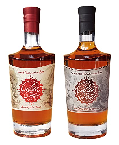 Calicos Crew Rum - Das Zweierset zum Sonderpreis mit The Cannoneers Explosive | 700ml | 48% vol | 8 Jahre | und Mary Reads Choice | 700ml | 40% vol | 12 Jahre | von Calico's Crew