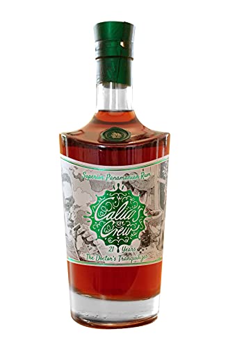 Calicos Crew The Doctors Tranquilizer 21 Jahre Premium Rum Panama Noten von Nougat und Haselnuss | 700ml | 40% vol | klassische Reifung in Bourbon Fässern von Calico's Crew