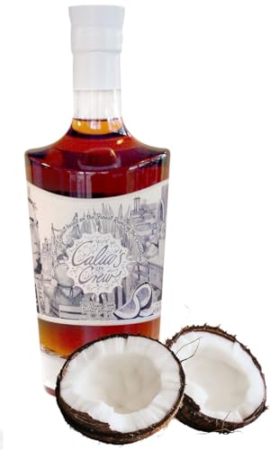 Calico's Crew | 1x 0,7 l Premium Rum aus Panama – 39% vol. und 12 Jahre alte Reifung – Kombination aus feiner Note von Kokosnuss, Karamell und Vanille – edle Flasche als Geschenk | Cook‘s Recipe Cocos Calico's Crew | 1x 0,7 l Premium Rum aus Panama – 39% vol. und 12 Jahre alte Reifung – Kombination aus feiner Note von Kokosnuss, Karamell und Vanille – edle Flasche als Geschenk | Cook‘s Recipe Cocos von Calico's Crew