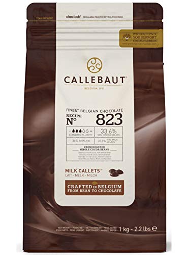Callebaut 34% Milchschokolade '823' Callets 6x1kg von Callebaut