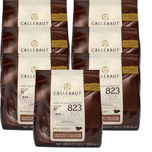 Callebaut 34% Milk Chocolate '823' Callets - Pack Size = 7x0.4kg von Callebaut
