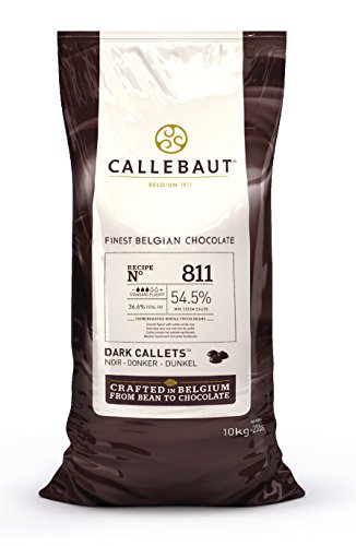 Callebaut 54% dunkle Schokolade-Chips ( callets ) 10kg von Callebaut