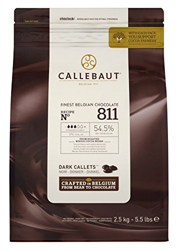 CALLEBAUT N 811 Belgische Zartbitterschokolade 54,5% – Gewicht 2,5 kg CALLEBAUT N 811 Belgische Zartbitterschokolade 54,5% – Gewicht 2,5 kg von Callebaut