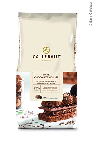 Callebaut Dark Chocolate Mousse Powder Mix - Pack Size = 10x800g von Callebaut