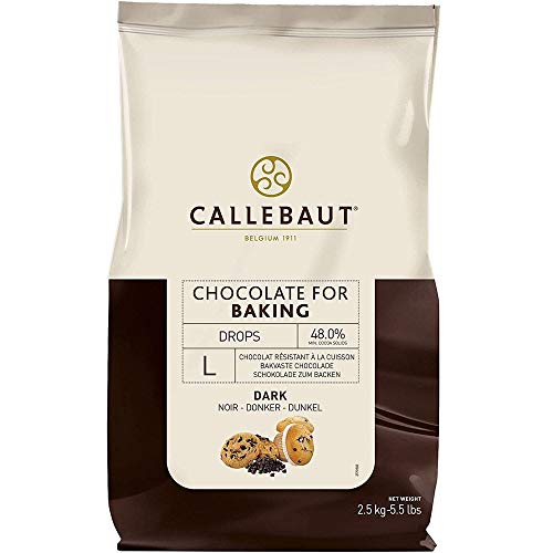 Callebaut Dunkle Schokolade Backspäne 2,5kg von Callebaut