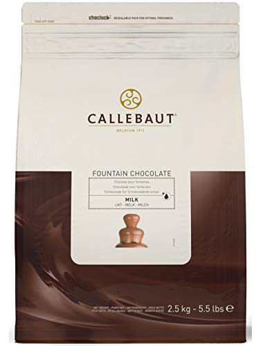 Callebaut Milk Chocolate Callets for Fountains - Pack Size = 8x2.5kg von Callebaut