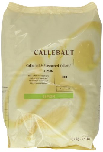 Callebaut Schokolade Zitrone Geschmack Easi-Melt Knöpfe Callets 2,5 Kg von Callebaut