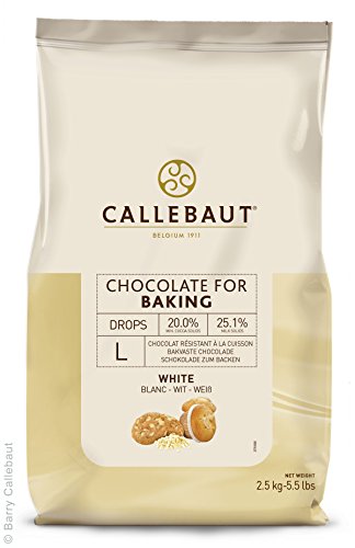 Callebaut Weiße Schokoladen-Backspäne 2,5 kg von Callebaut