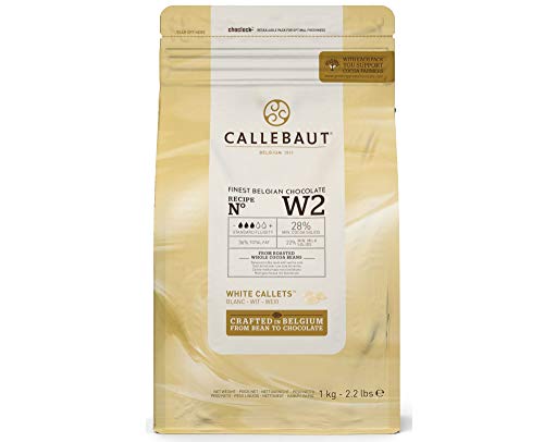 Callebaut White Chocolate 'W2' Callets - Pack Size = 6x1kg von Callebaut