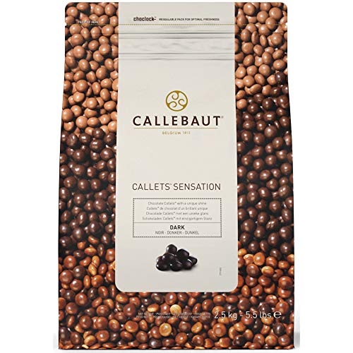 Callebaut dunkle Schokolade, Callets, 2,5 kg Originalabpackung von Callebaut